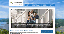 Desktop Screenshot of falconesinsurance.com