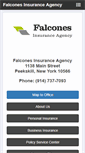 Mobile Screenshot of falconesinsurance.com